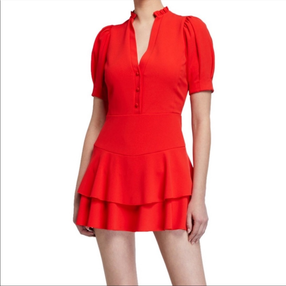NWT Alice + Olivia Val Skort Romper